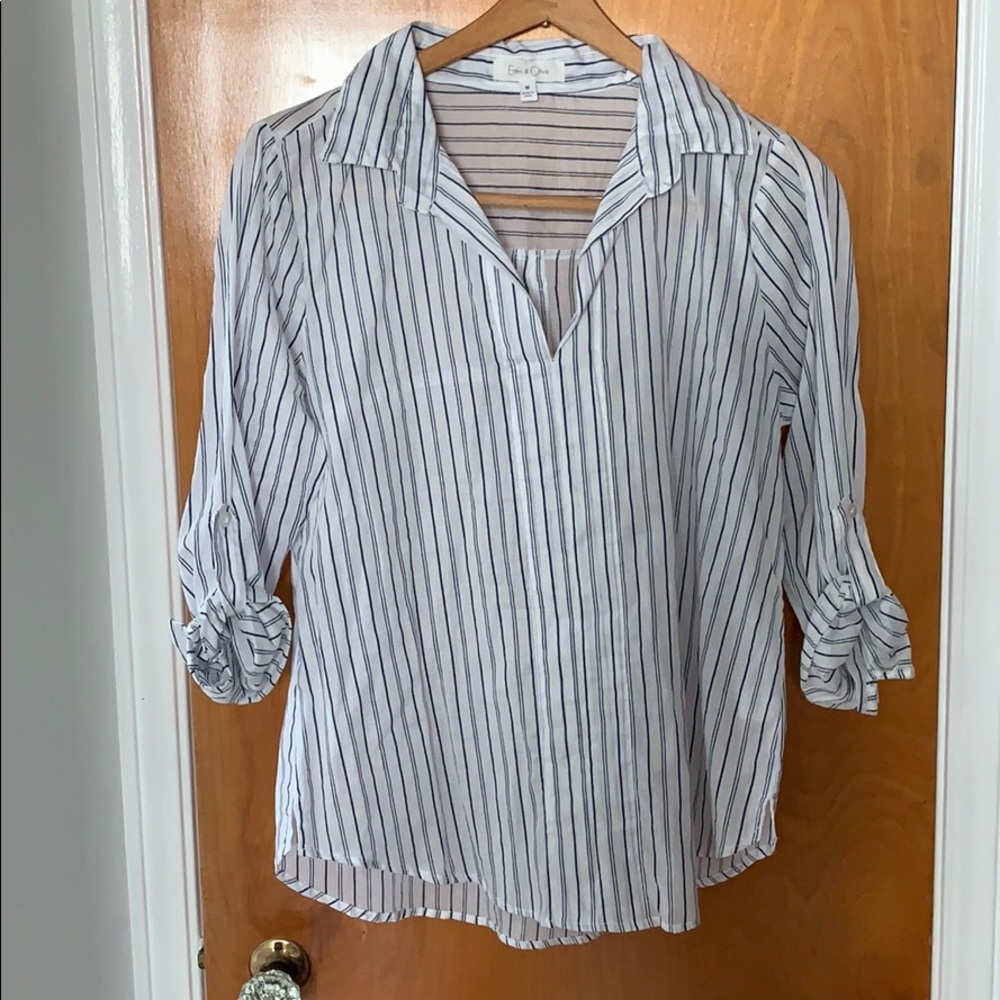 NWT Anthropologie: Eden and Olivia Medium Shirt
